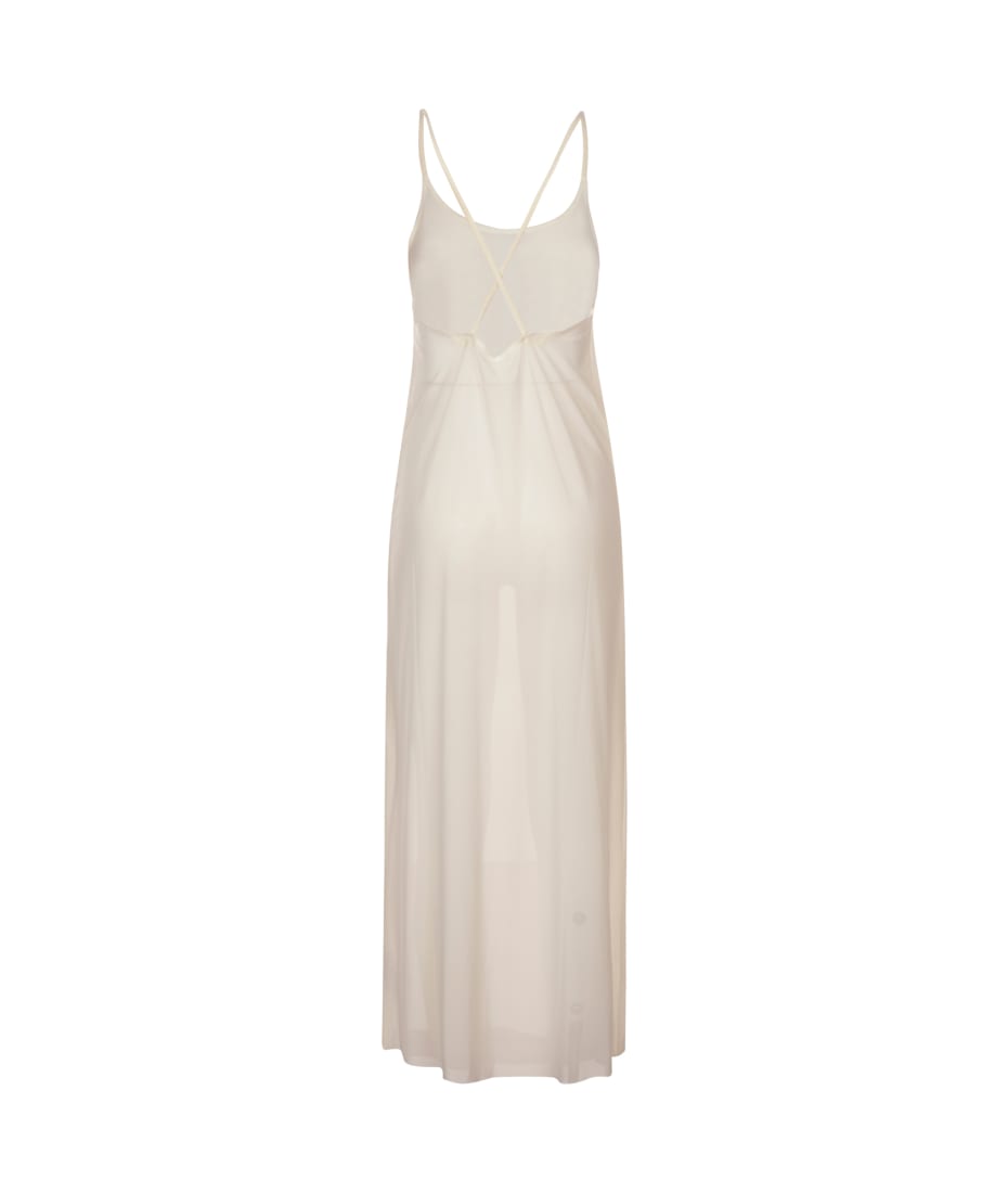 関税送料込♪GANNI/Mesh Cover Up Slip Dress Ganni Mesh Cover Up Slip Dress | italist