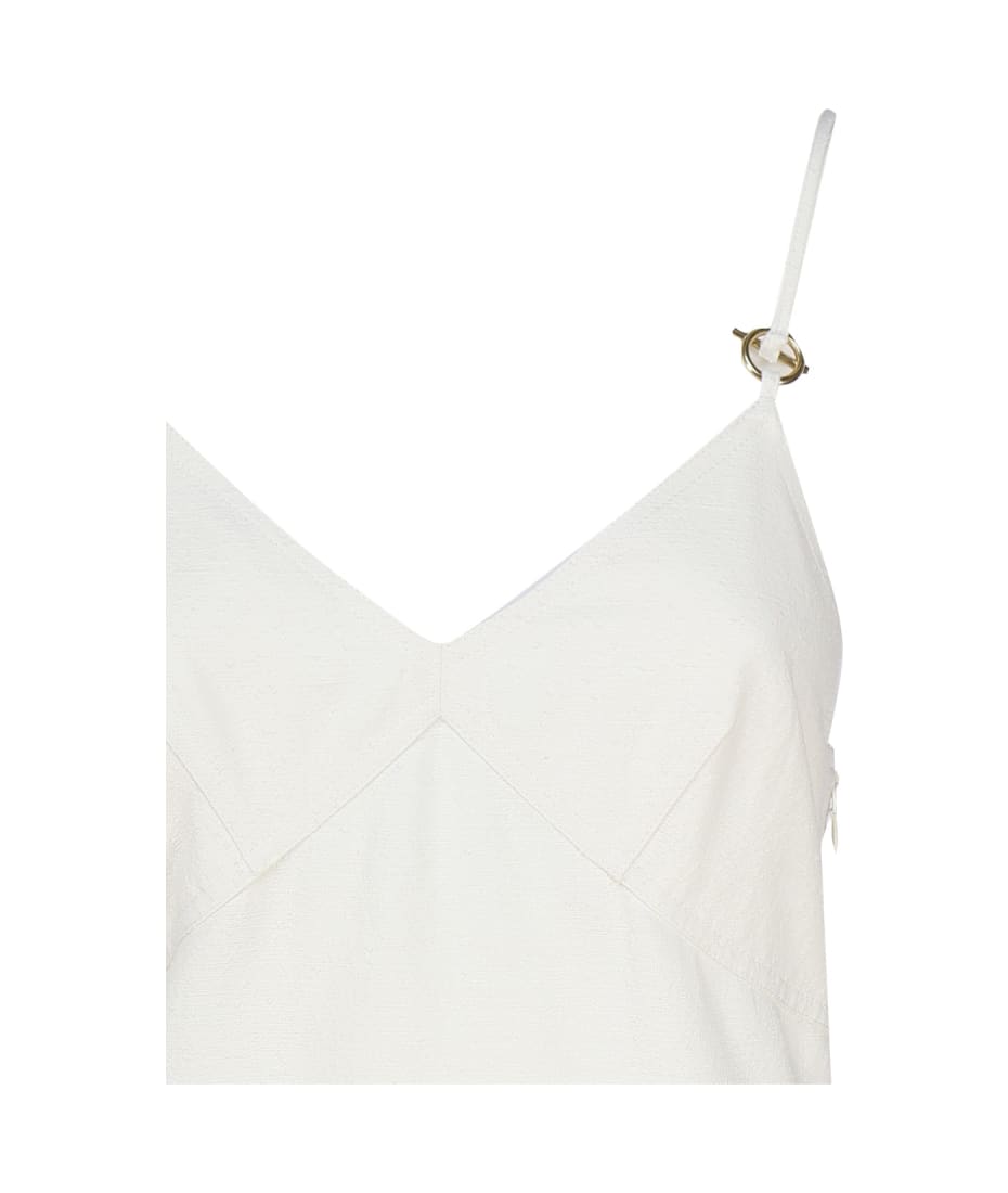 white christmas dresses Bottega Veneta Black Sleeveless Cotton Midi Dress with Twist Back and –  Sellier main image 1