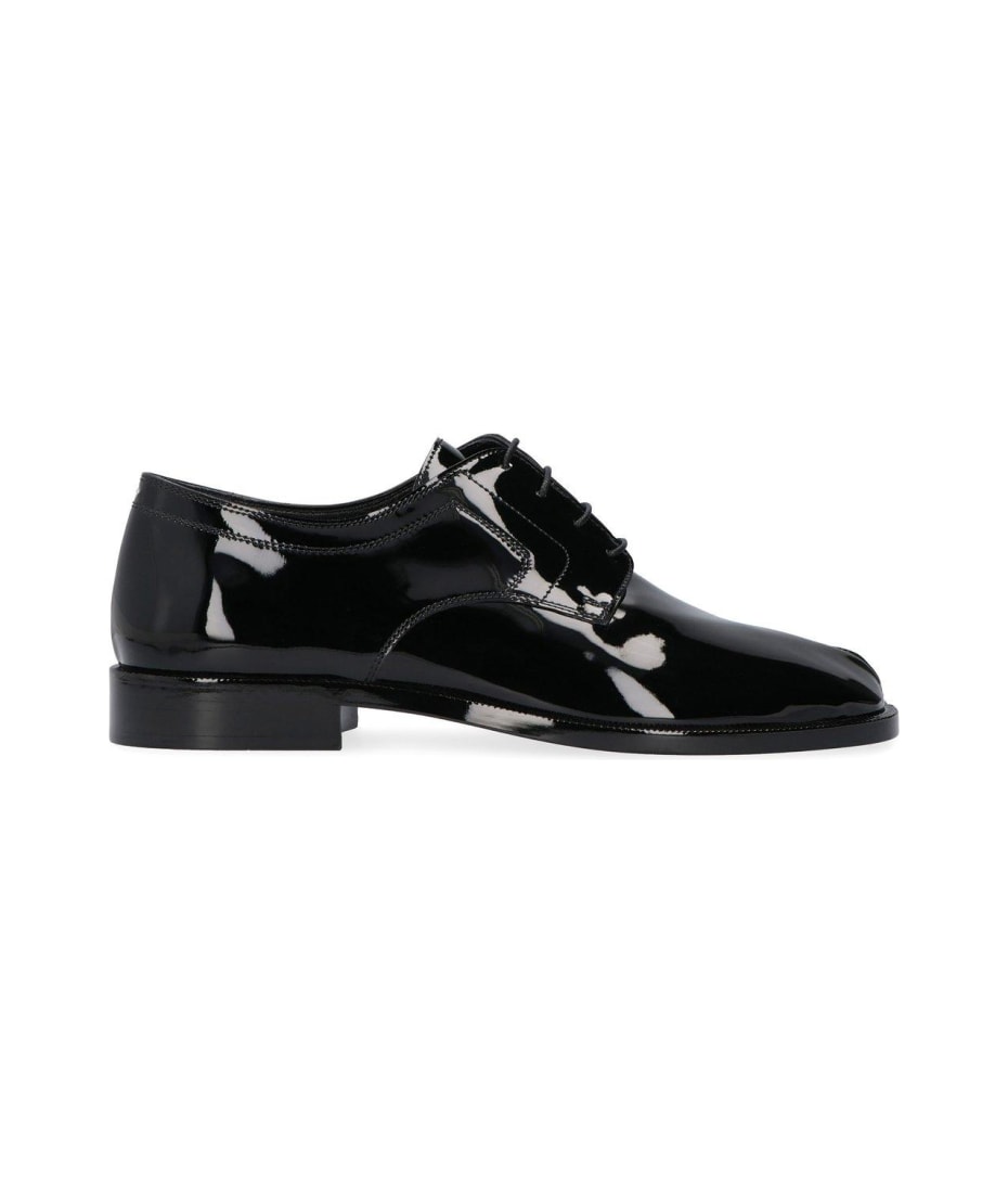 Maison Margiela leather lace-up shoes - Black