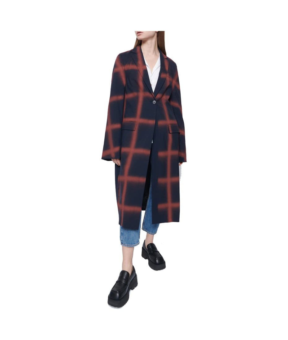 Marni Wool Check Coat | italist
