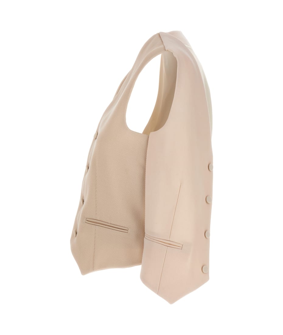 【送料&関税込】Fendi Ivory Wool Vest Fendi Ivory Wool Vest | italist