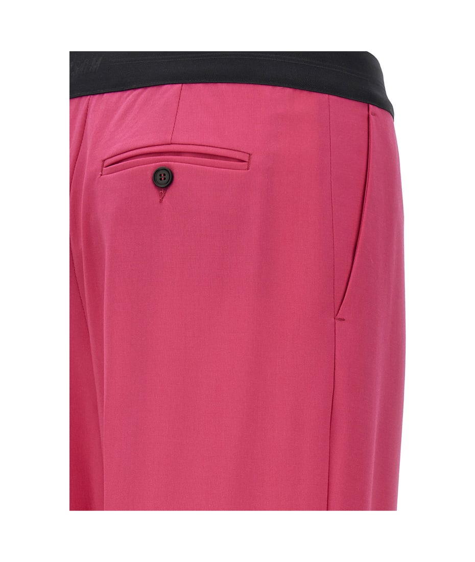パンツ MSGM pants with front pleats MSGM Pants With Front Pleats | italist