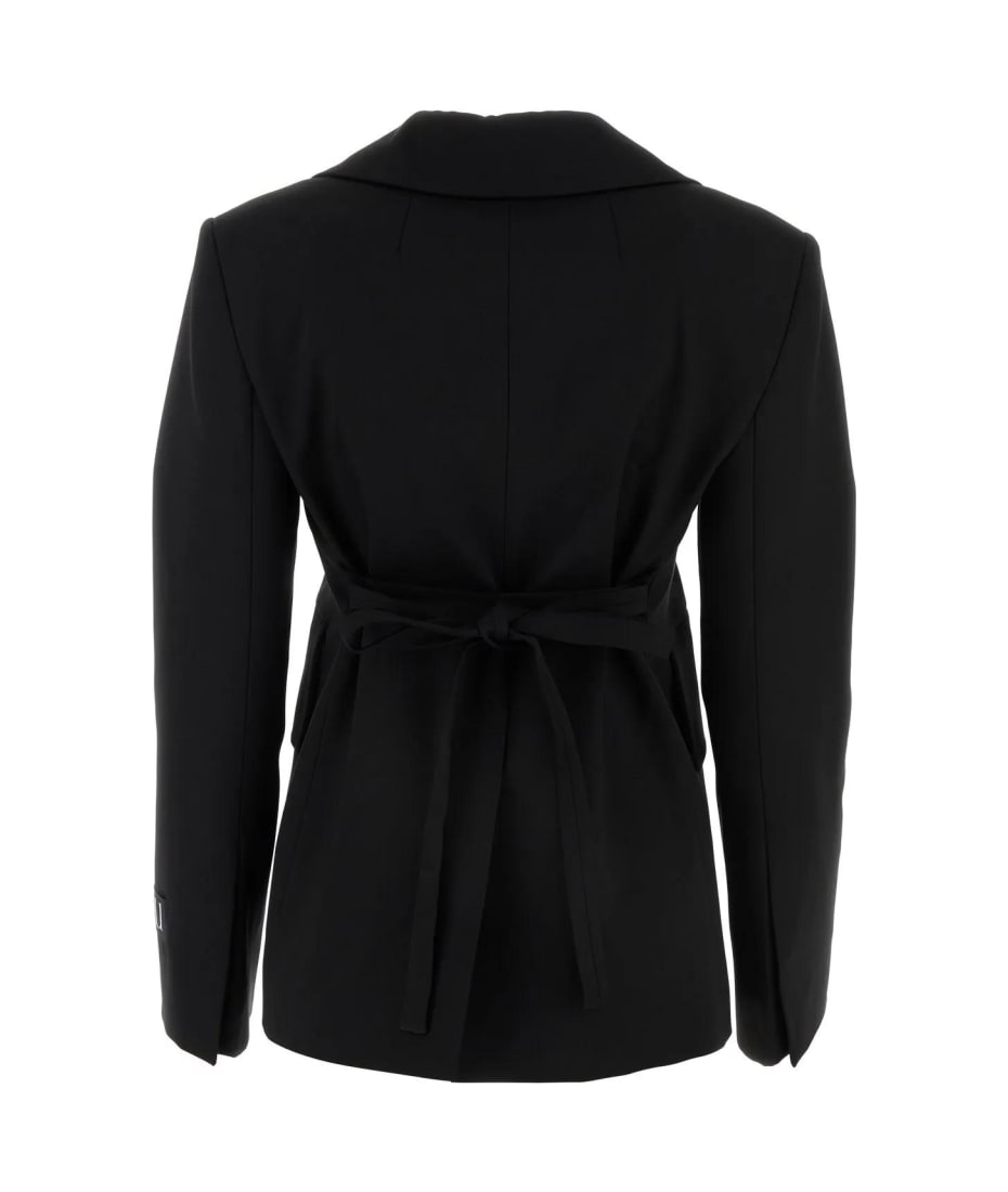Patou Black Stretch Wool Blazer | italist