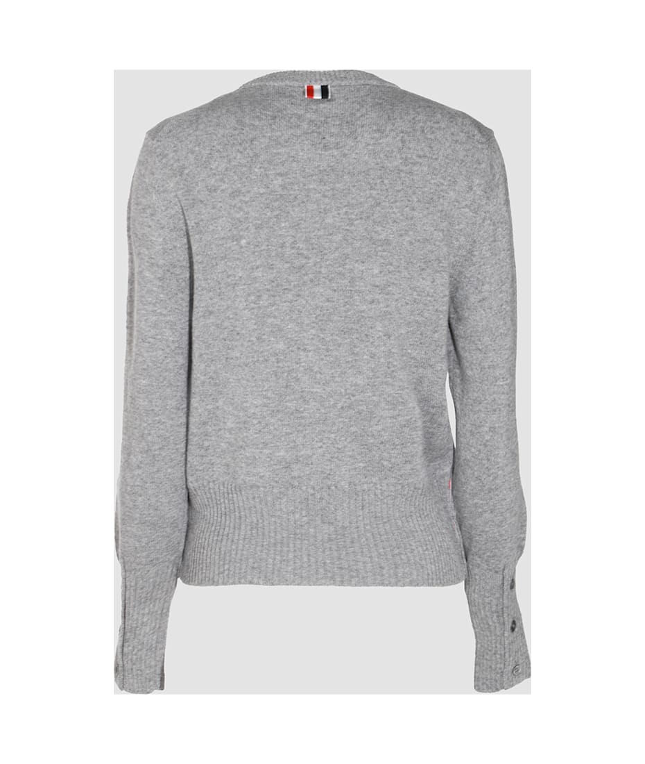 その他 THOM BROWNE GREY WOOL KNITWEAR Wool pull Thom Browne Grey size 3 0 - 6 in Wool - 41992596
