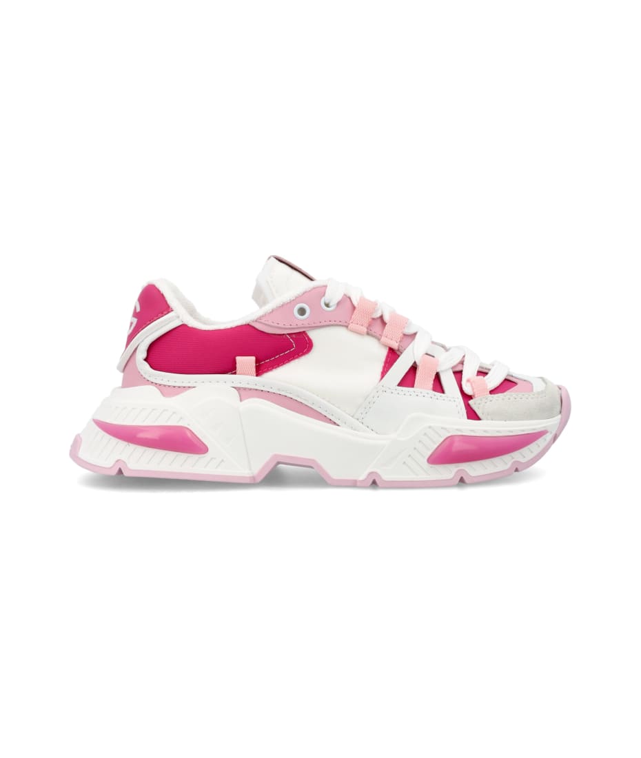 Dolce & Gabbana Airmaster Sneakers - Bianco/rosa/fuxia