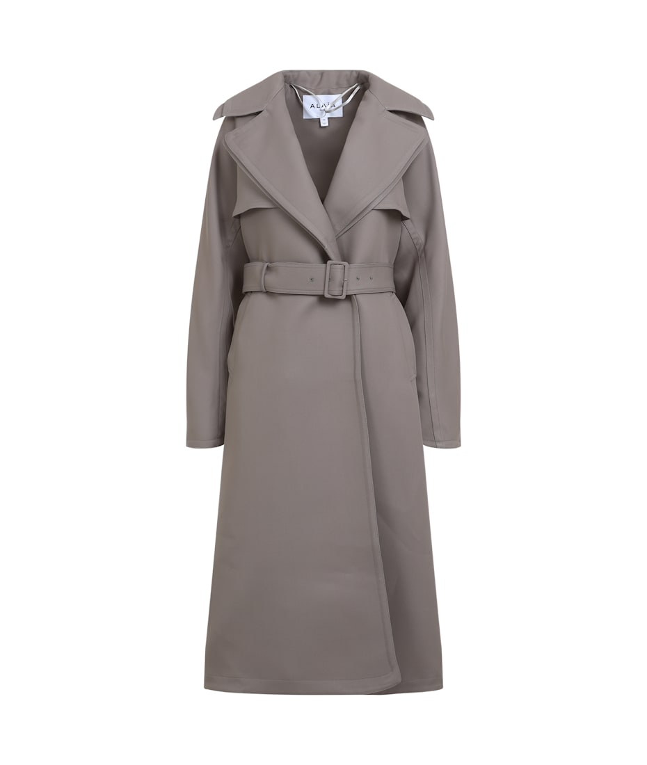 トレンチコート ALAIA TRENCH COACT DOUBLE DIAGONAL Alaia Alaïa Trench Coact Double Diagonal | italist
