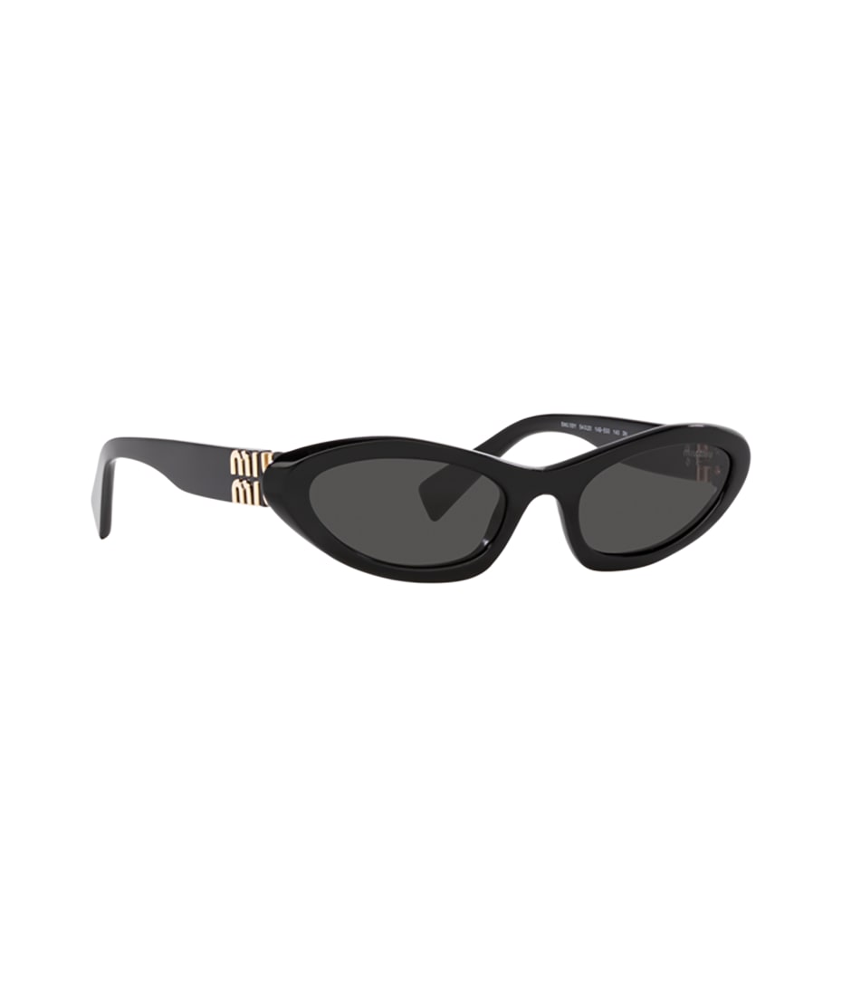 Miu Miu Eyewear Mu 09ys Black Sunglasses | italist