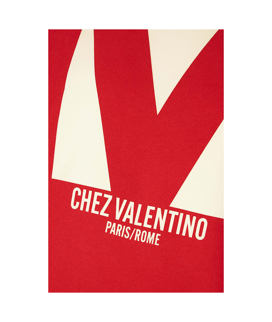 Valentino Garavani Red Cotton Sweatshirt | italist