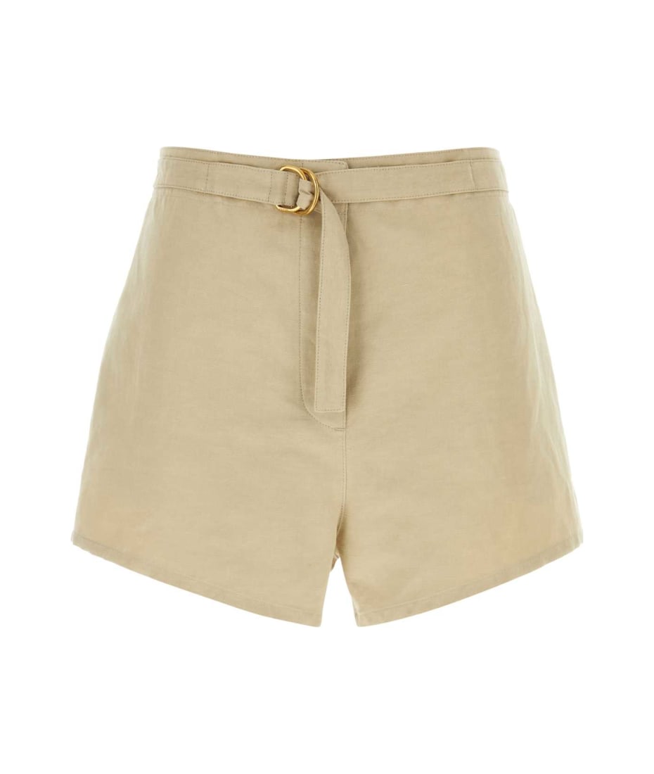 【関税&送料込】Prada Beige Cotton Blend Shorts Prada Beige Cotton Blend Shorts | italist