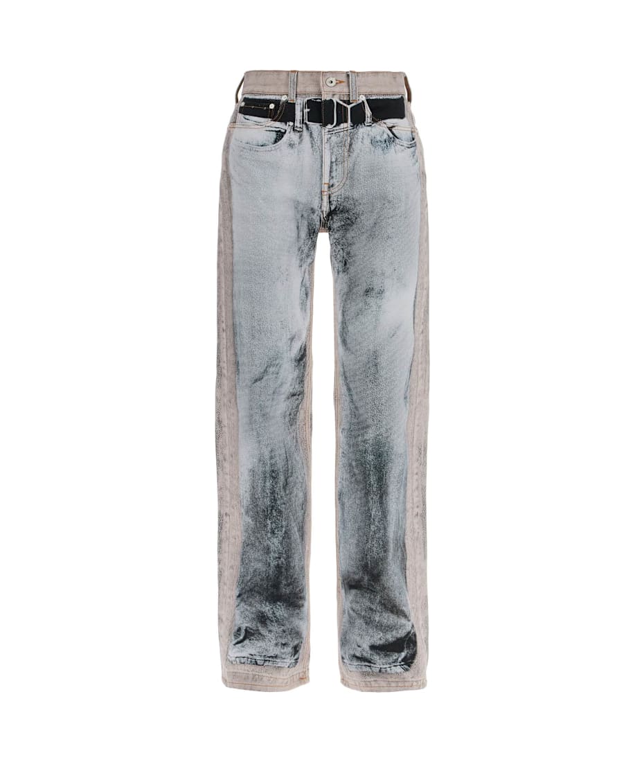 希少 PROJECT G/R TROMPE-L'IL DENIM PANTS PROJECT G/R - TROMPE-L'ŒIL DENIM PANTS | HBX - Globally