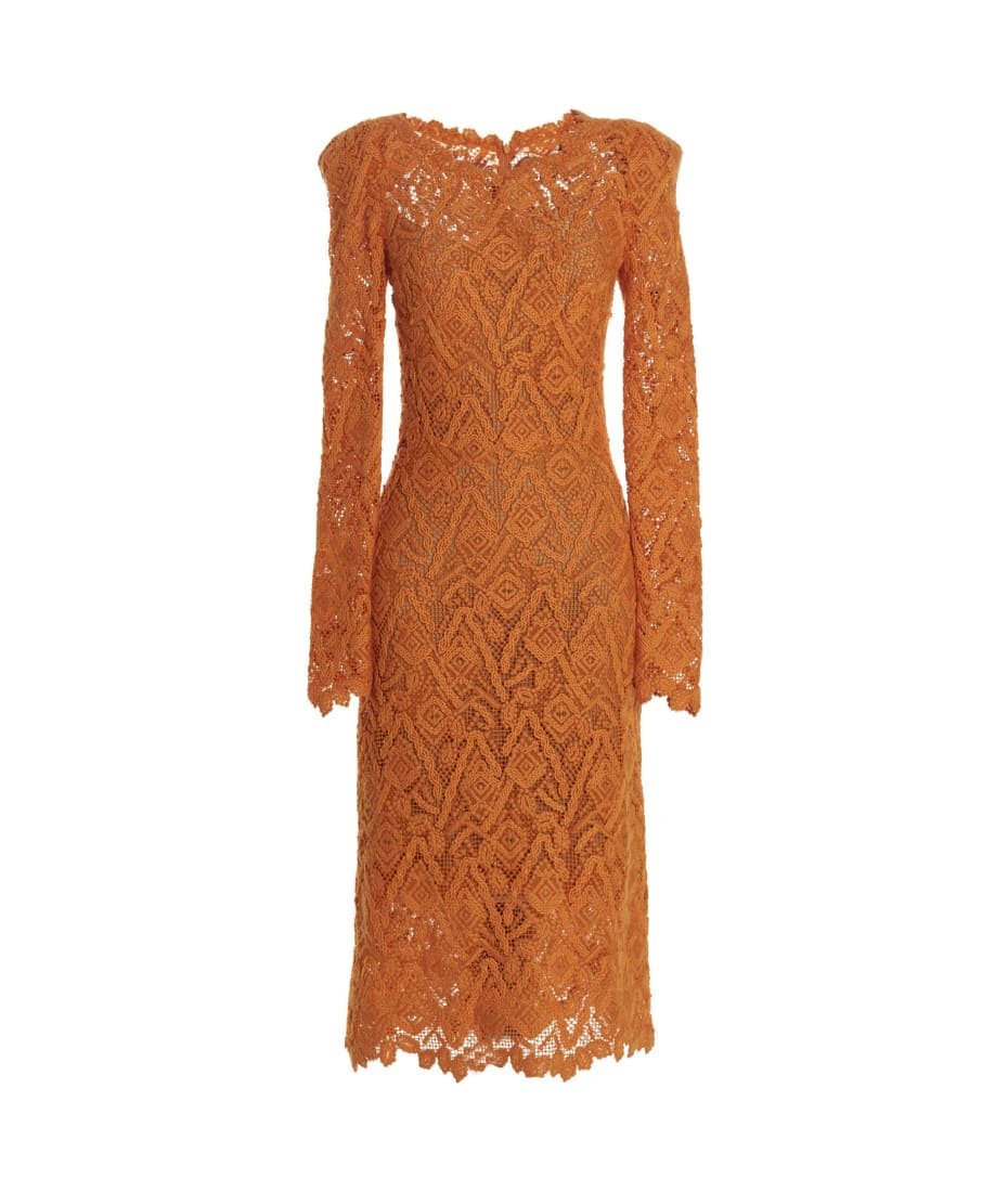 Ermanno Scervino Macram Lace Dress | italist