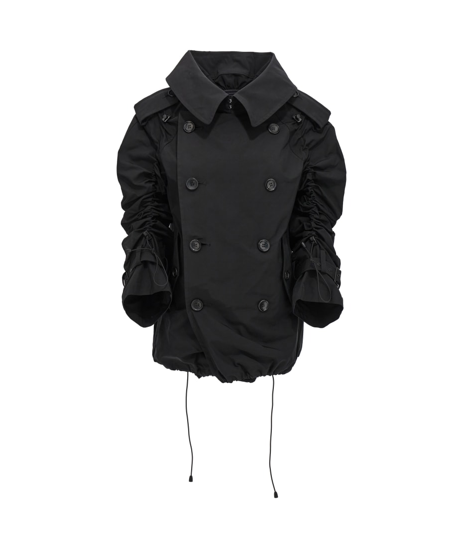 Junya Watanabe Short Curled Trench Coat | italist