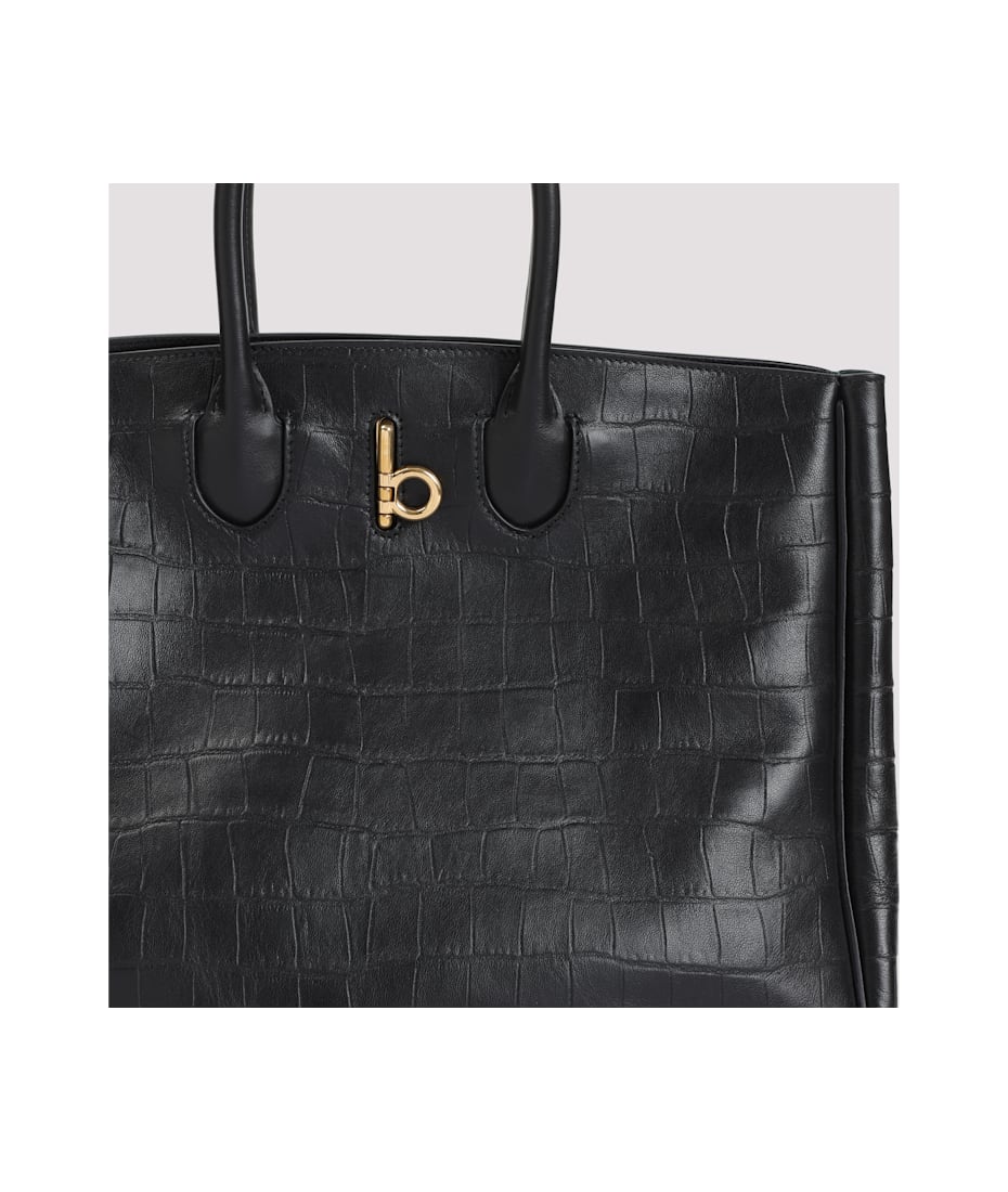 トートバッグ Burberry Black Leather Rocking Horse Tote Bag Small Rocking Horse Tote​ in Black - Women | Burberry® Official