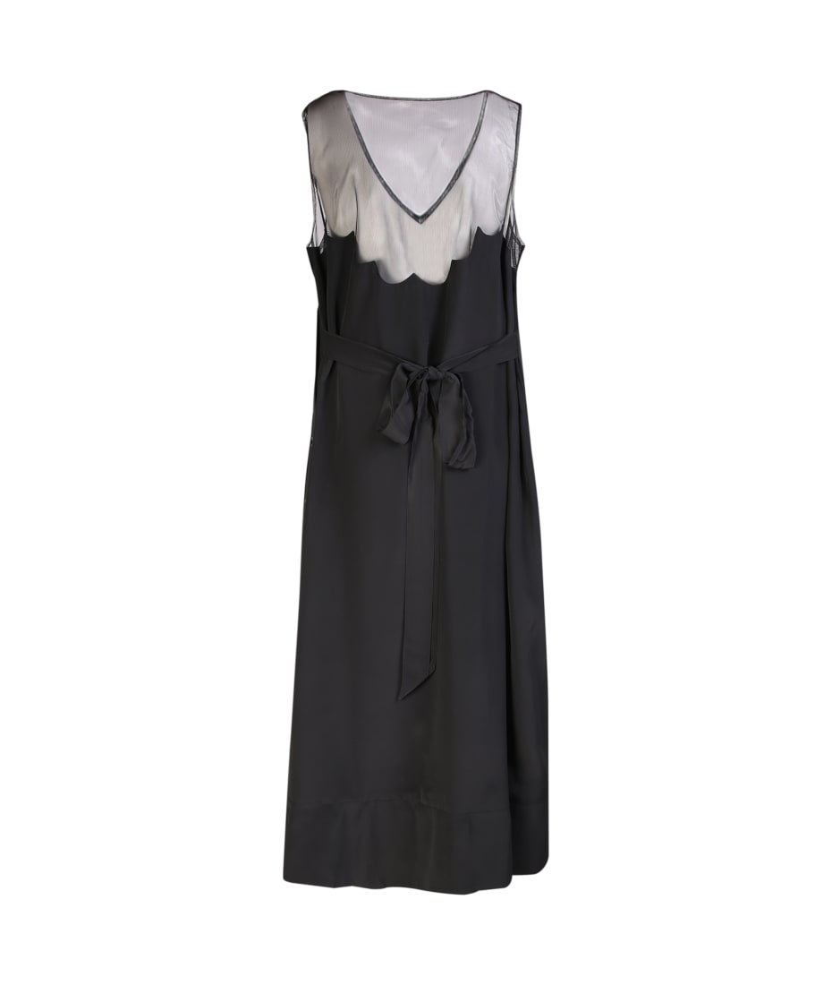 パーティードレス Simone Rocha 7141 0514 BLACK Dresses Simone Rocha Black V-neck Dress | italist