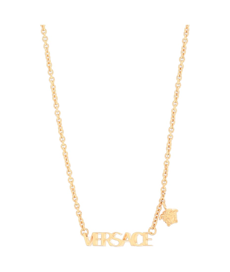 Versace Collana Logata In Metallo | italist