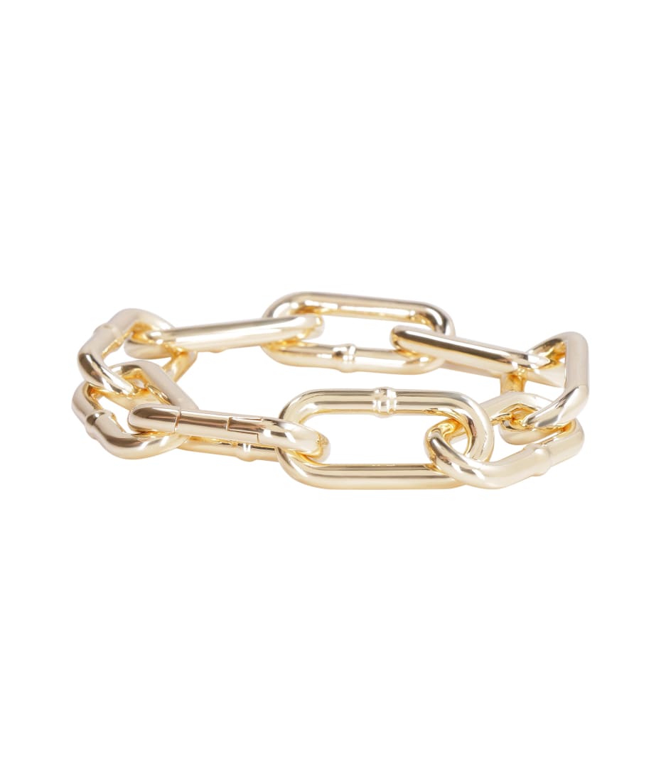 Bottega Veneta Twist Gold-Plated Bracelet