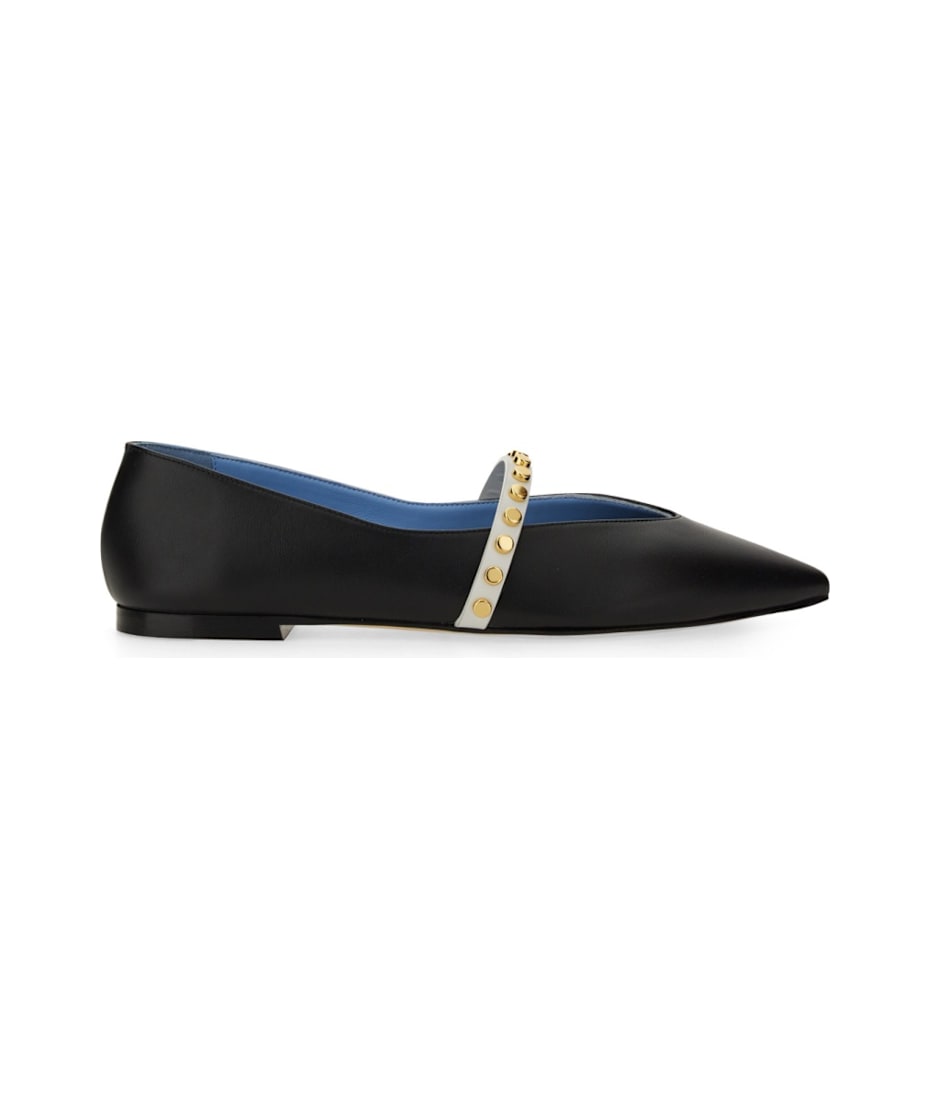 フラットシューズ alexander mcqueen FW25 LEATHER BALLERINA (838131 WIAEW1386) Alexander McQueen Leather Ballerina | italist