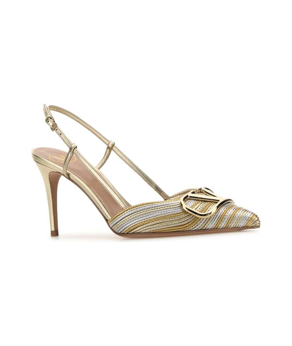 パンプス VALENTINO MULTICOLOR NAPPA LEATHER VLOGO SIGNATURE PUMPS Valentino Garavani Multicolor Nappa Leather Vlogo Signature