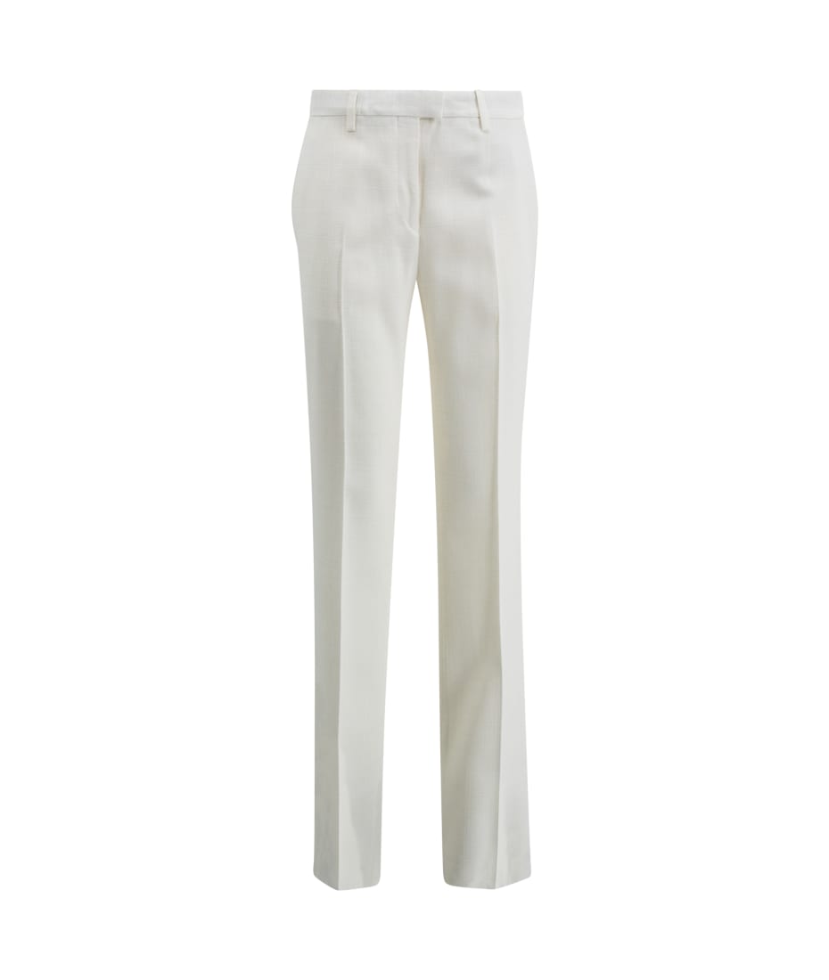 パンツ ETRO Women Straight Pants WREA001199TUDJ1 W0275 WHITE ETRO Embroidered straight-leg Jeans | White | FARFETCH