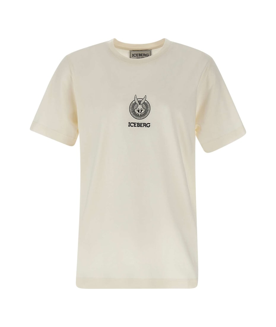 Iceberg Cotton T-shirt - IVORY