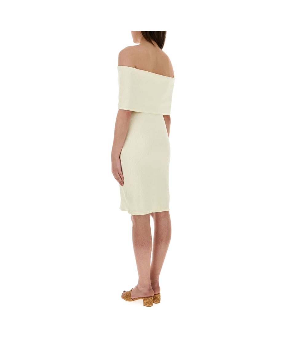【関税&送料込】Bottega Veneta Crema Tech Nylon Dress Bottega Veneta Crema Tech Nylon Dress | italist