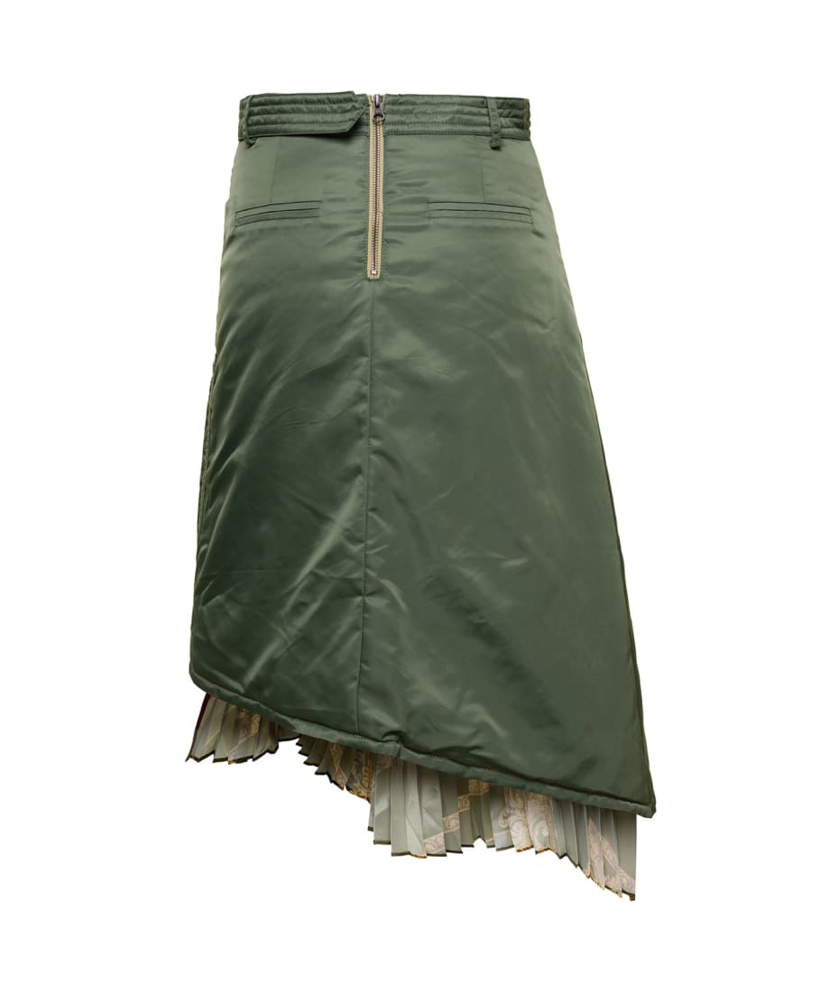 Andersson Bell Ma-1 Scarf Skirt - Green