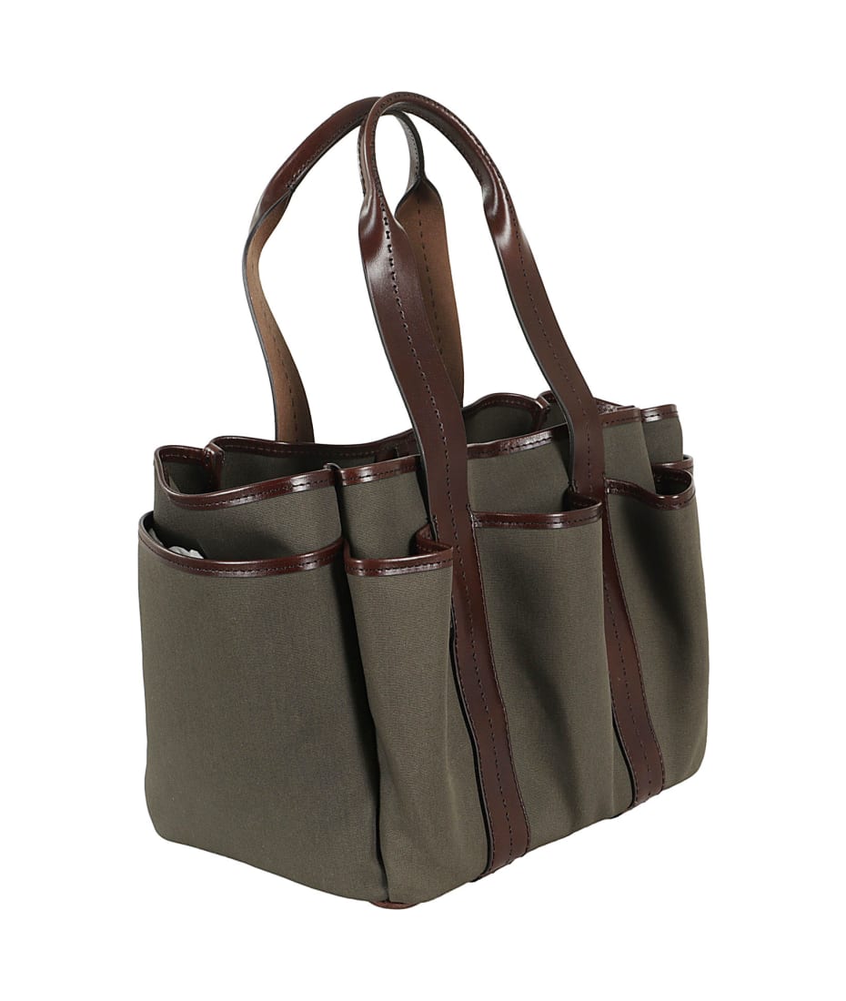 Max Mara ロゴパッチ ロゴパッチ トート バッグ Max Mara Max Mara Logo Patch Top Handle Bag - Tote Bags
