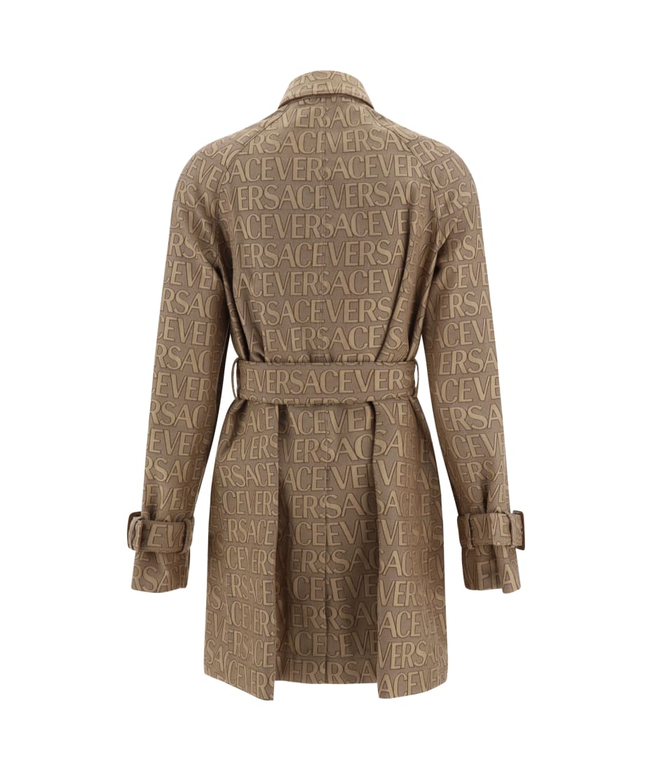 トレンチコート VERSACE TRENCH COAT (10108831A03315 2N740) versace--Allover-Jacquard-