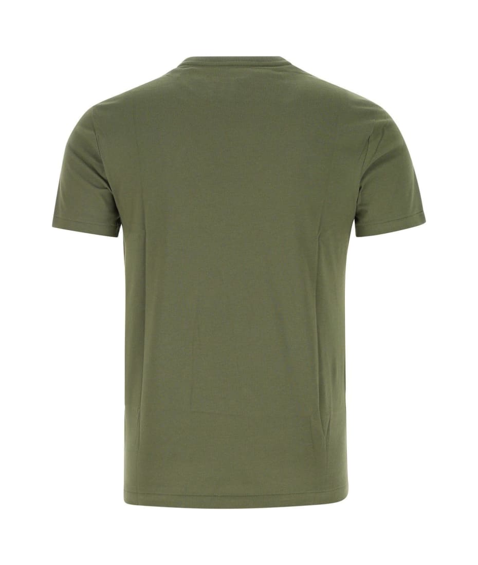 【送料&関税込】Polo Ralph Lauren Army Green Cotton T-shirt Military Green Cotton T-shirt Polo Ralph Lauren | italist