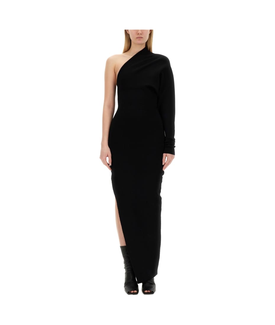 ワンピース RICK OWENS SS24 ONE-SHOULDER DRESS (RP01D2676_KST09) Rick Owens One-shoulder Dress | italist