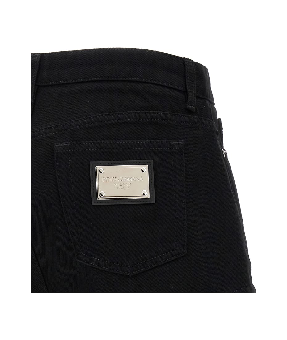 Dolce & Gabbana Denim Shorts - Black  