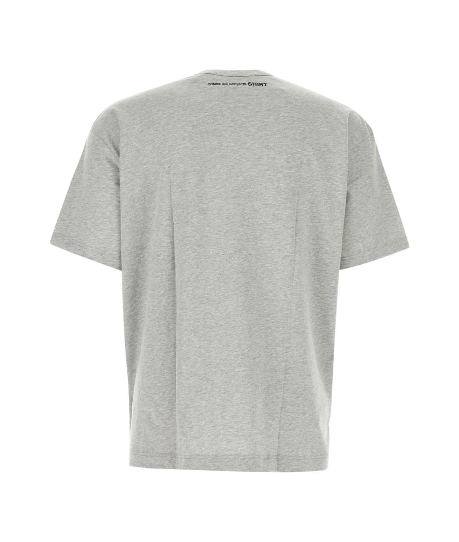 Comme des Garçons Melange Grey Cotton T-shirt - TOP GREY