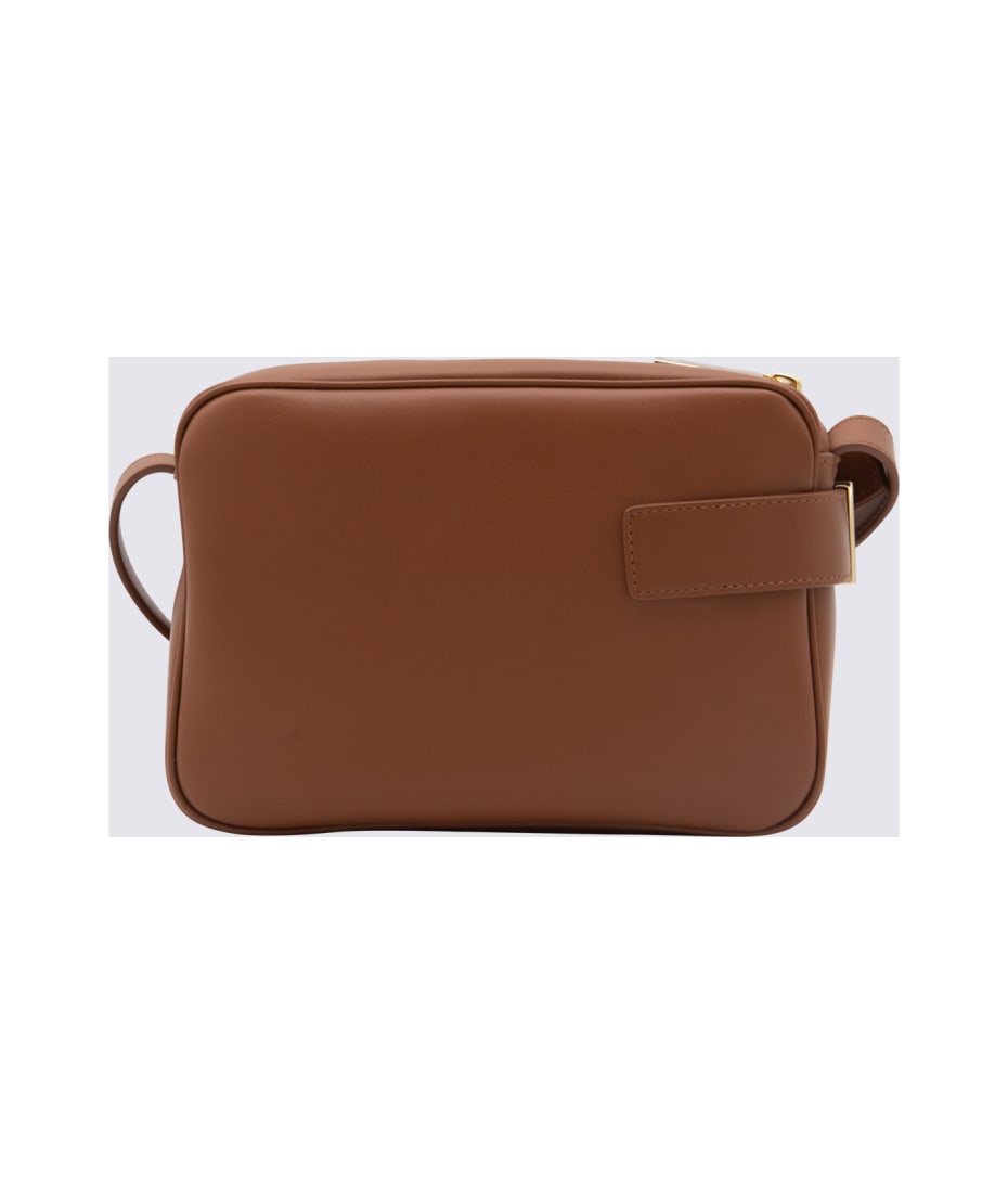 【Ferragamo】ショルダーバッグ　ブラウン Ferragamo Brown Leather Camera Case S Crossbody Bag | italist
