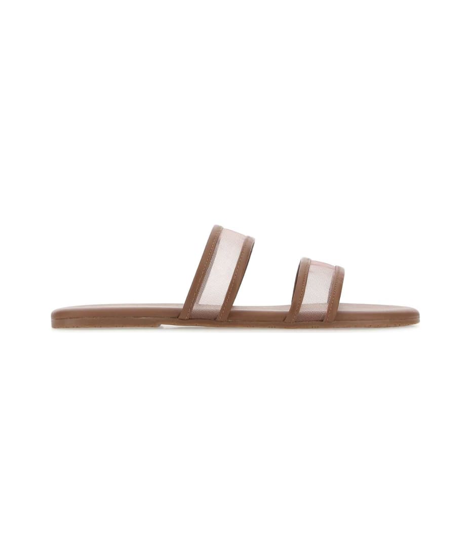 サンダル・ミュール TKEES SS22 Brown leather Viv slippers (VIV02 HEAT WAVE) Tkees Brown Leather Viv Slippers | italist