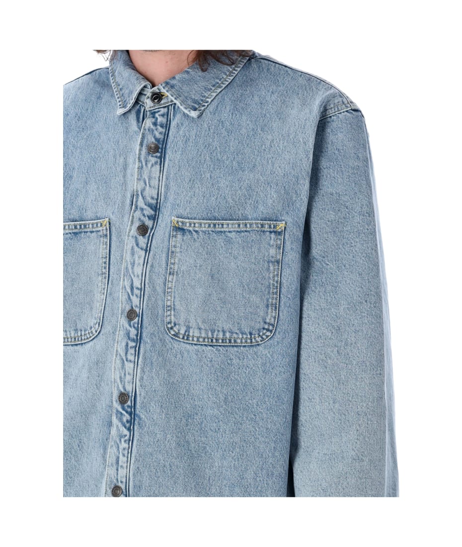 Stussy Sherpa Lined Denim Shirt | italist