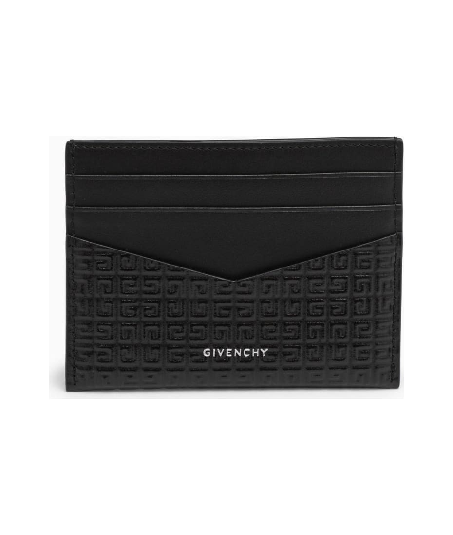 4 G Leather Cardholder in Black - Givenchy