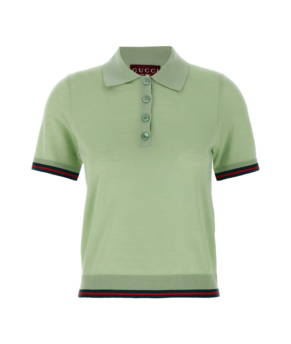 gucci polo green