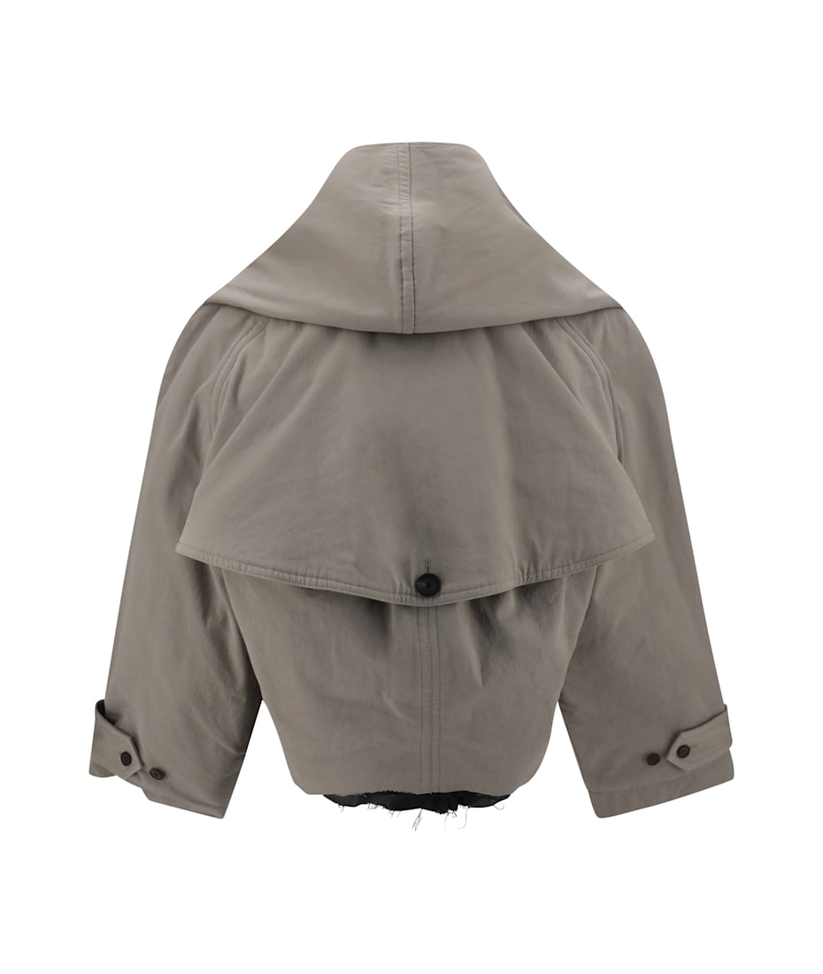 ジャケット BALENCIAGA SS25 HOODED TRENCH (831516TQP07 9966) BALENCIAGA SS25 HOODED TRENCH (831516TQP07 9966) (BALENCIAGA