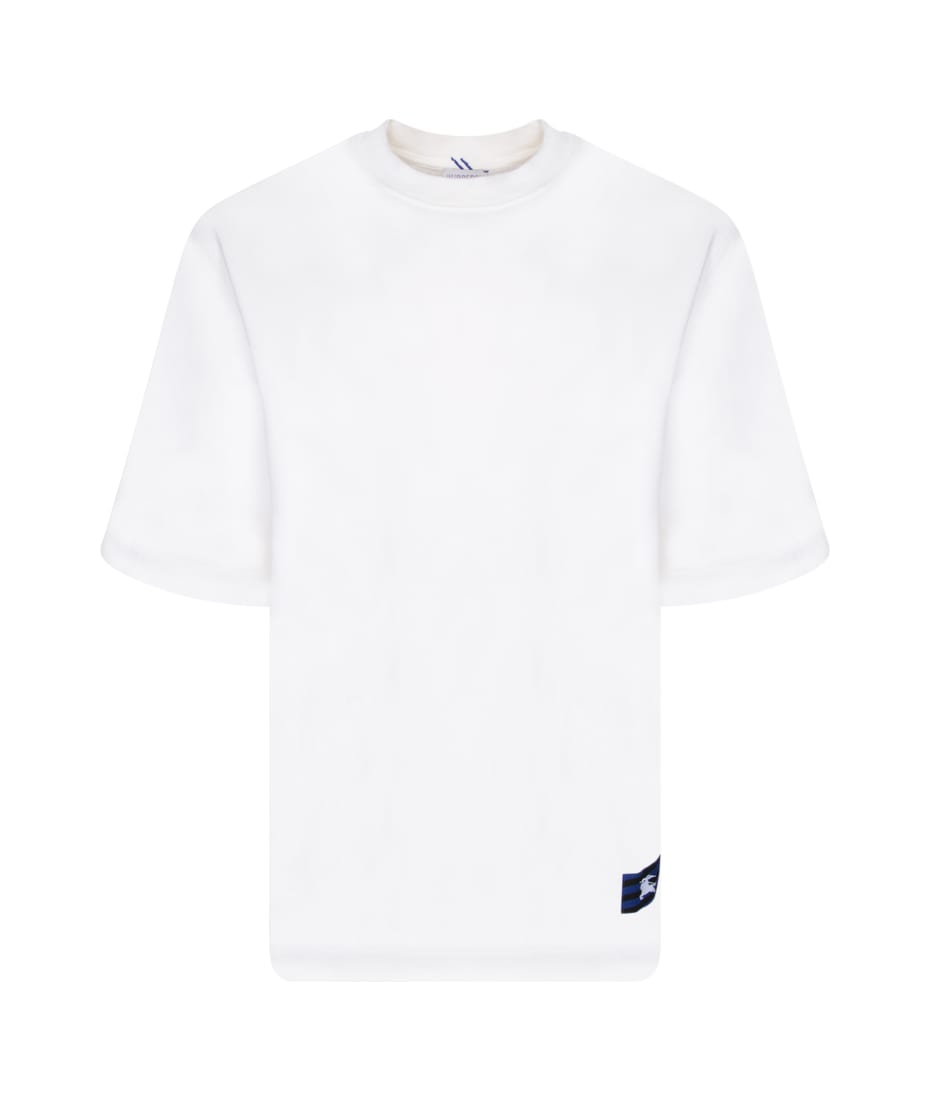 Burberry Short Sleeve White T-shirt | italist