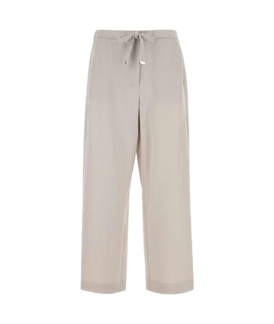 パンツ S MAX MARA LIGHT GREY WOOL ARGENTA WIDE-LEG PANT S Max Mara Light Grey Wool Argenta Wide-leg Pant | italist