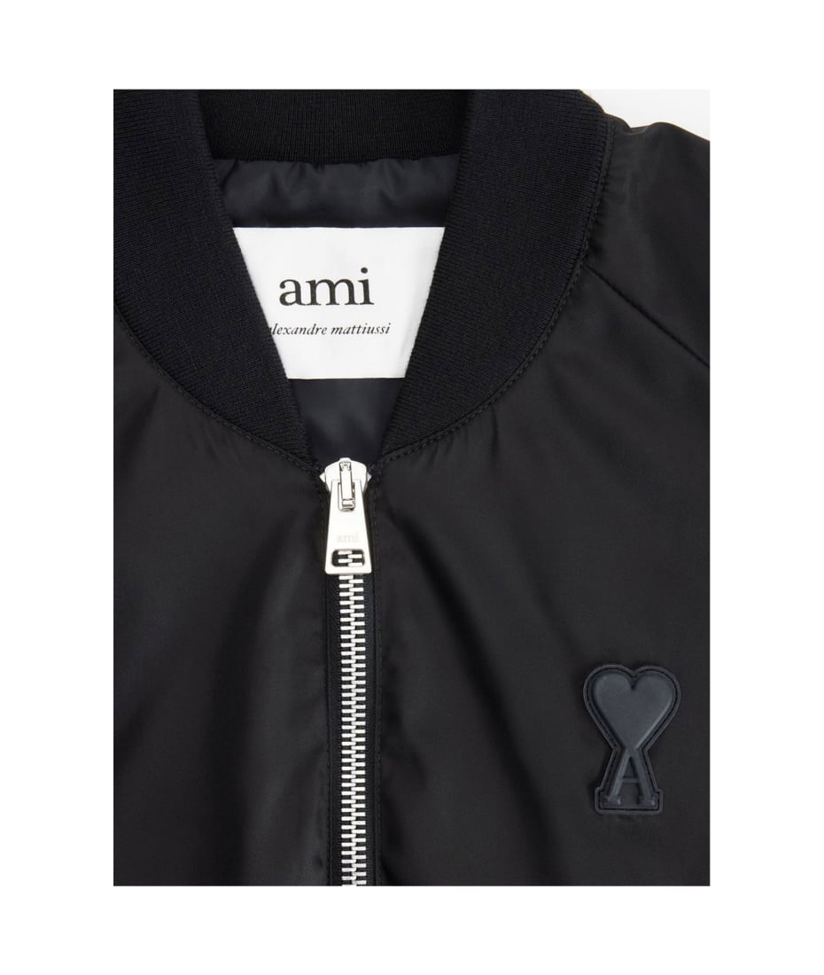 Ami Alexandre Mattiussi Jacket With Zip And Logo | italist, ALWAYS