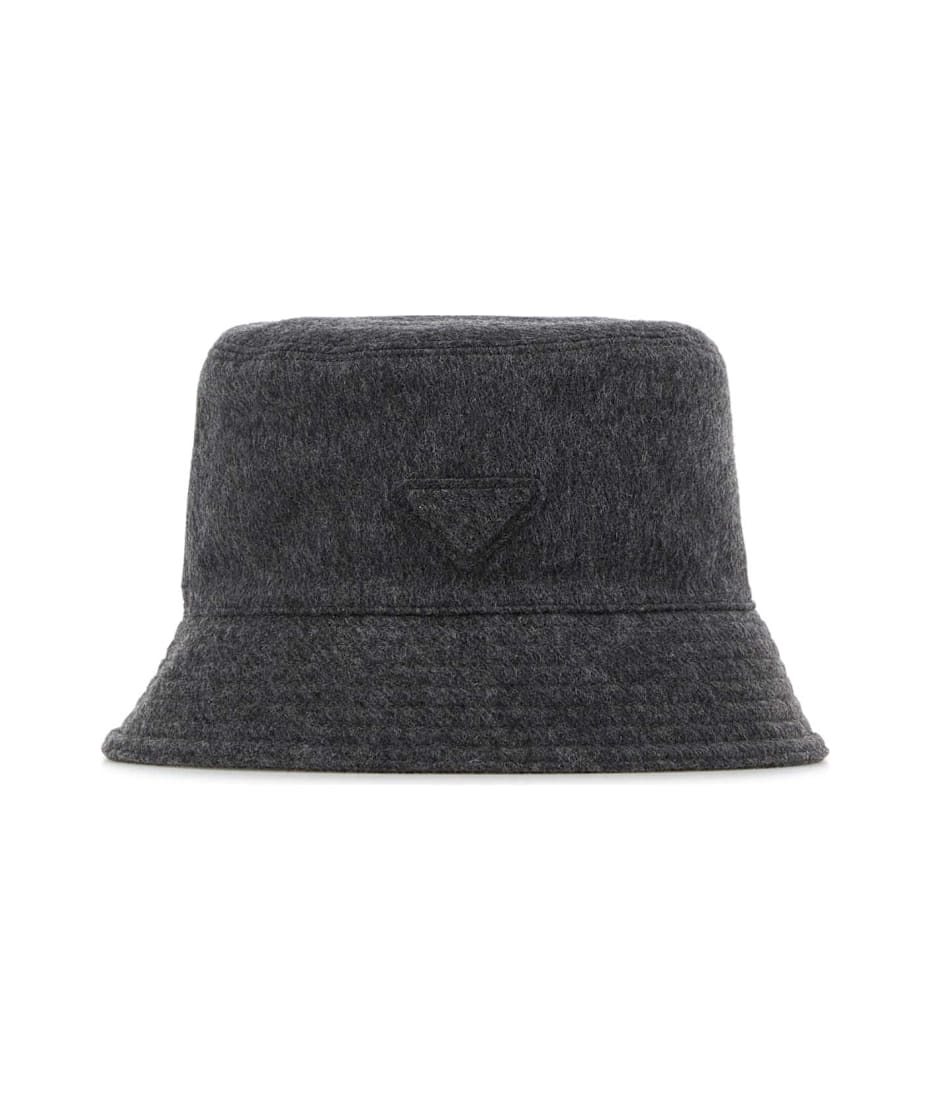 PRADA ダークグレー バケットハット PRADA ダークグレー バケットハット
