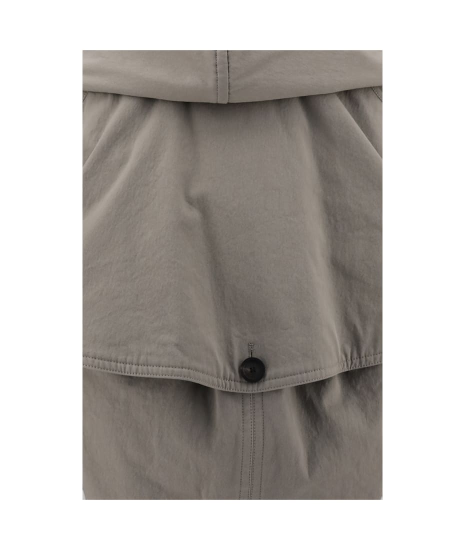 ジャケット BALENCIAGA SS25 HOODED TRENCH (831516TQP07 9966) Balenciaga Reverse Hooded Trench Coat | italist