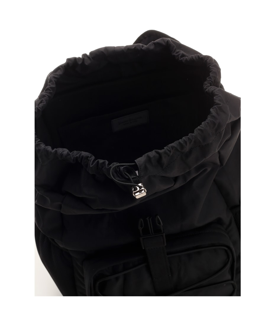 バックパック・リュック Palm Angels Flap backpack Palm Angels logo-print Backpack | Black | FARFETCH