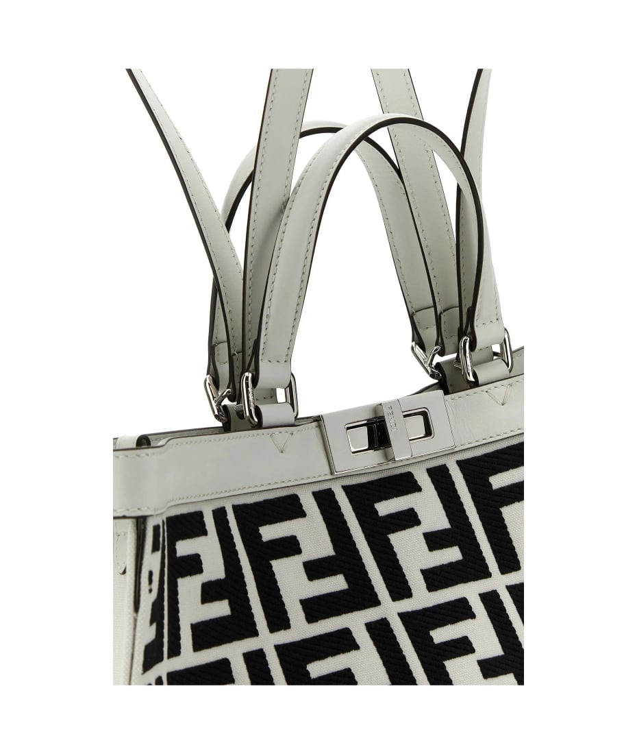 【関税・送料込み】FENDI Embroidered Fabric X-Tote Shopping Fendi Embroidered Fabric X-tote Shopping Bag トートバッグ