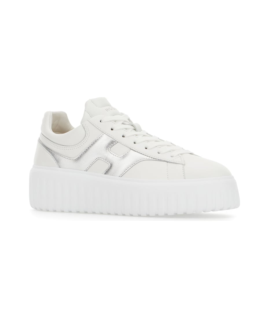 スニーカー HOGAN White nappa leather H-Stripes sneakers Hogan White Nappa Leather H-stripes Sneakers | italist