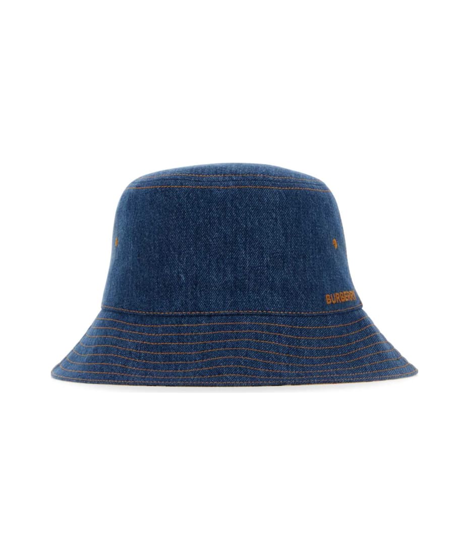 バーバリー Burberry Recycled Polyester Bucket Hat BURBERRY Logo-Appliquéd Checked Brushed-Wool Bucket Hat for
