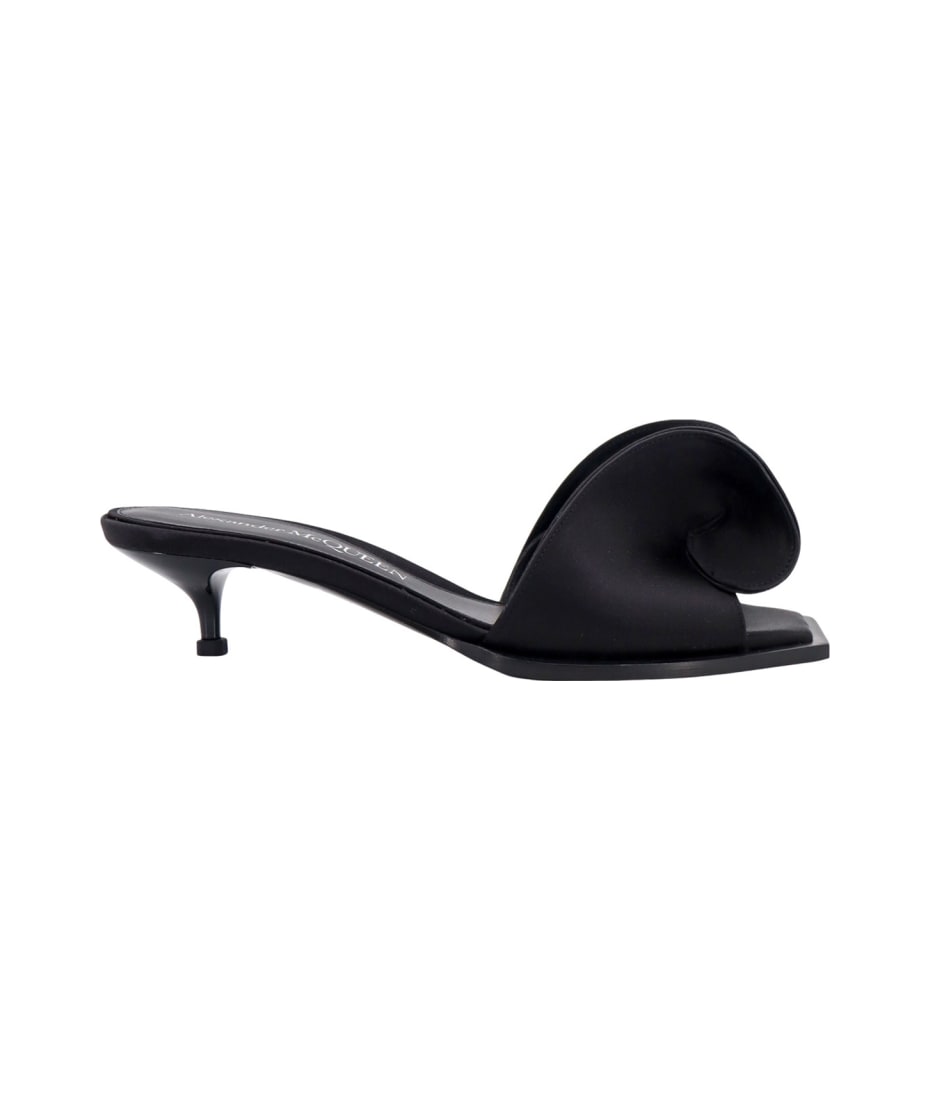 サンダル・ミュール Alexander Mcqueen Sandals New ALEXANDER MCQUEEN Hybrid Spike Double-Buckle Slide