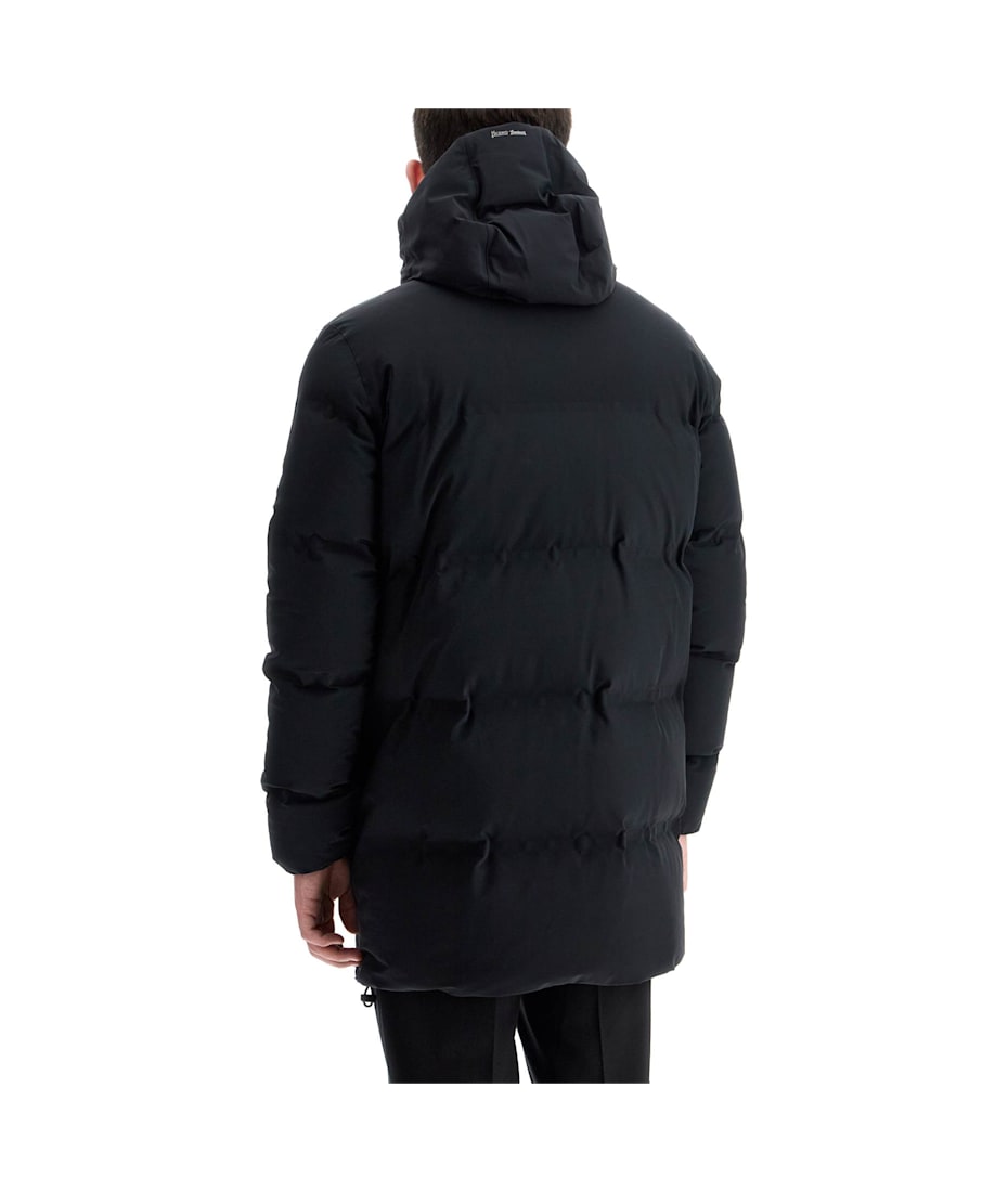 パーカー・フーディ HERNO FW24 Hooded padded parka (PA0072U 9300) Blue parka HERNO F/W 24-25 - Rione Fontana
