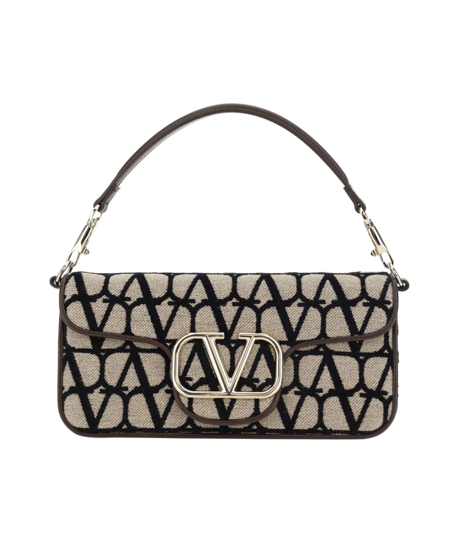 Valentino Garavani Loco VLOGO Flap Leather Shoulder Bag